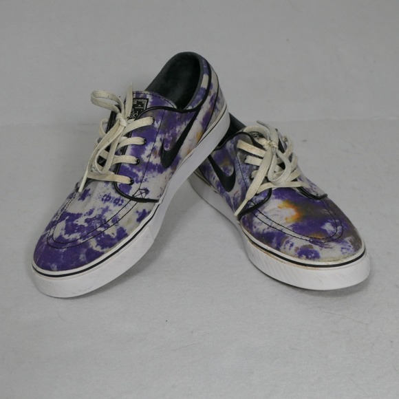 Nike SB Other - Nike Mens SB Zoom Stefan Janoski Shoes 10 Purple Tie Dye Skate 678472-104 2014